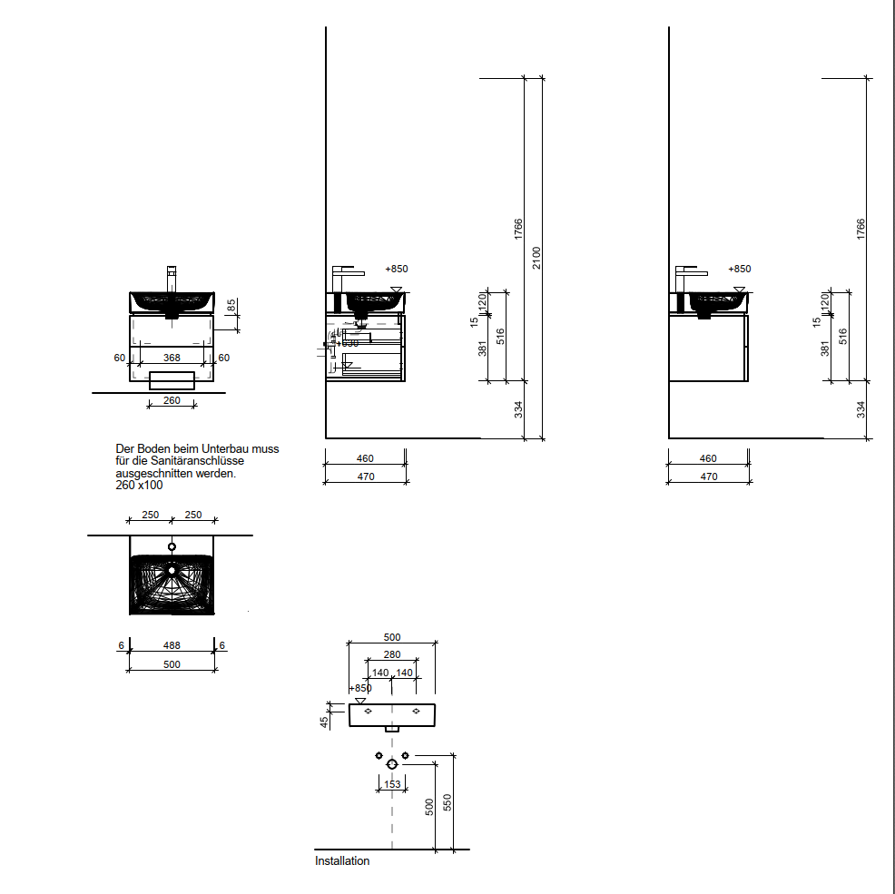 twist Unterbau